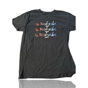 Les Miz Unisex T-Shirt Black Les Misérables Official Merchandise: XL: Broadway